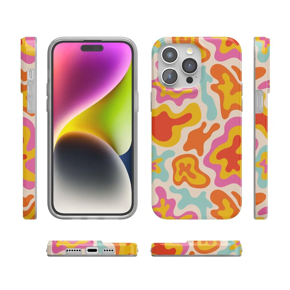 Doorbuster Tropical Color Splash | Abstract Retro Case  Dont Miss Out!