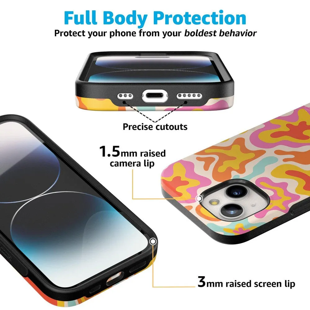 Doorbuster Tropical Color Splash | Abstract Retro Case  Dont Miss Out!