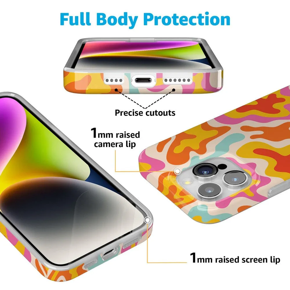 Doorbuster Tropical Color Splash | Abstract Retro Case  Dont Miss Out!