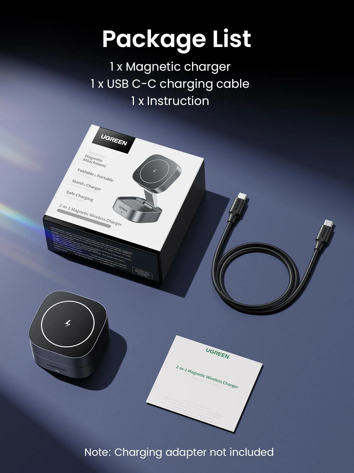 Doorbuster UGREEN 2-in-1 Foldable Wireless Fast Charging Station  Limited Stock!