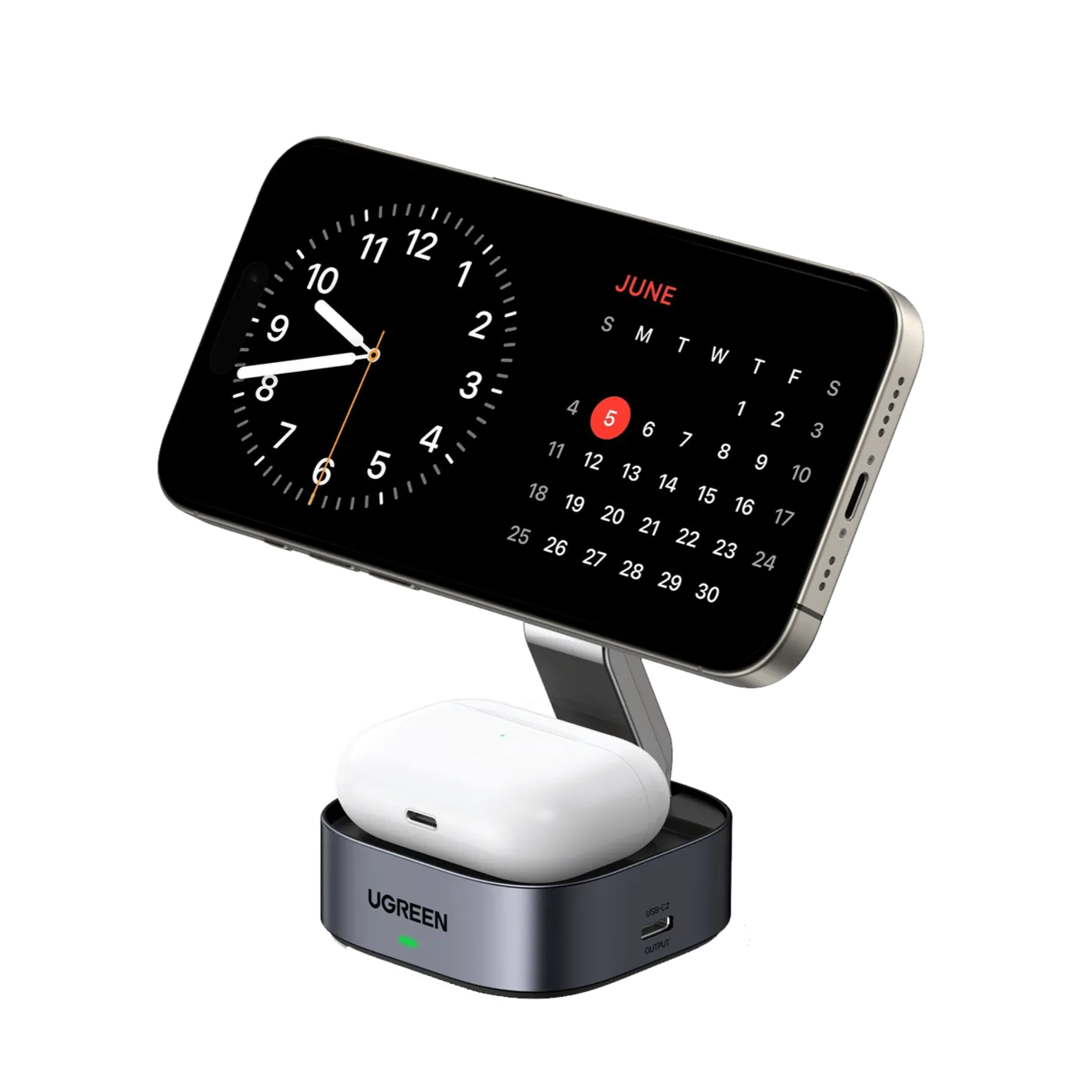 Doorbuster UGREEN 2-in-1 Foldable Wireless Fast Charging Station  Limited Stock!