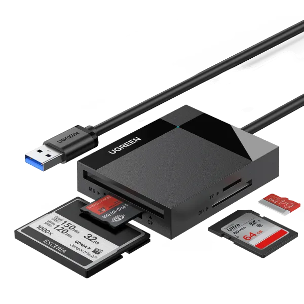 Doorbuster UGREEN 4-in-1 USB 3.0 SD/TF Card Reader  Going Fast!