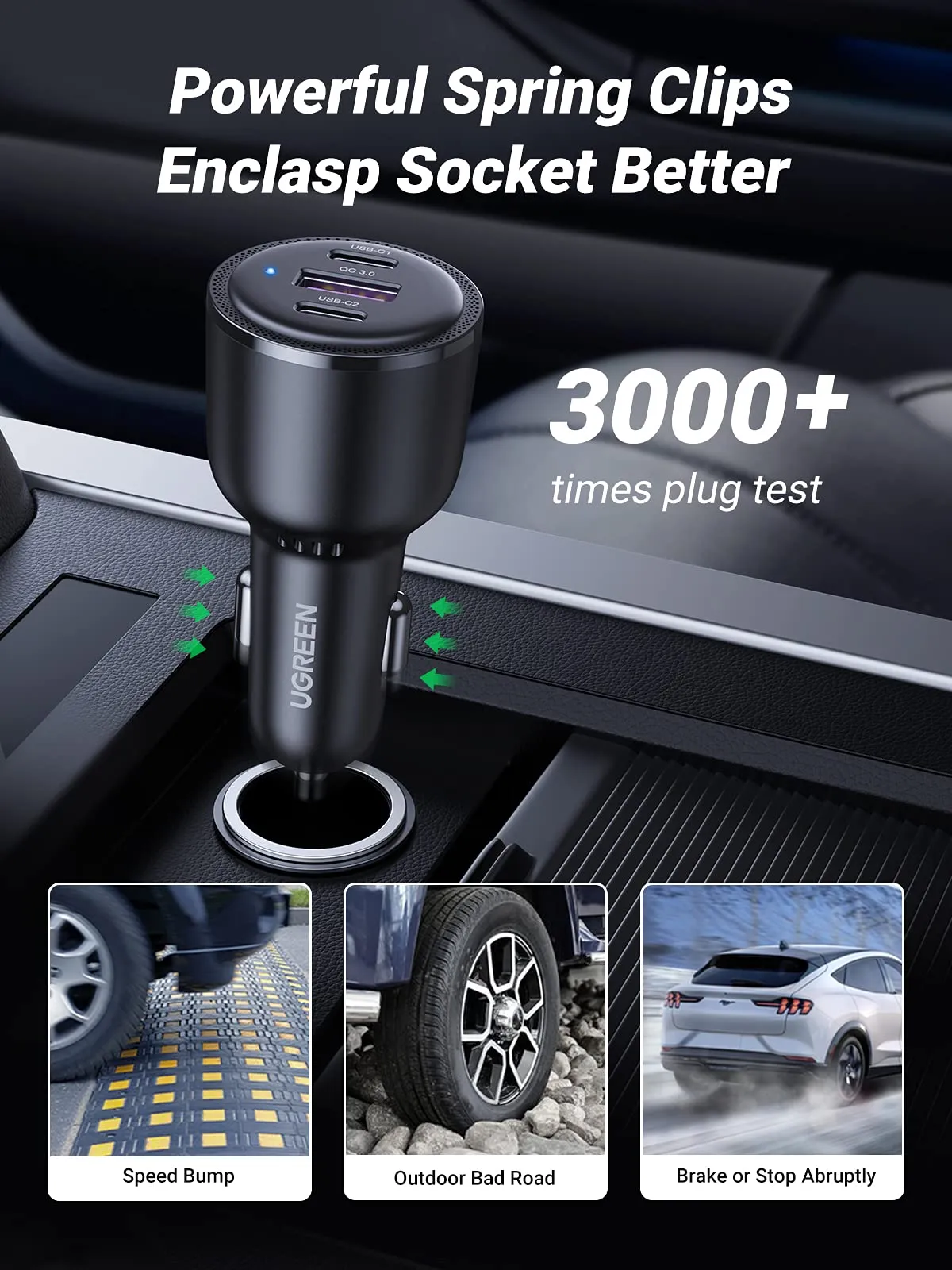 Doorbuster UGREEN 69W USB C Car Charger Bundle  Ends Soon!