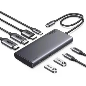 Doorbuster UGREEN 8 in 1 USB C Docking Station with Dual Monitor  Ends Soon!