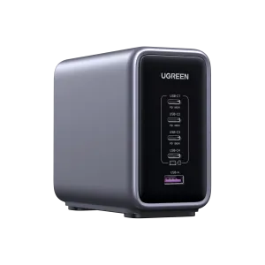 Doorbuster UGREEN Nexode 300W USB C GaN Charger-5 Ports Desktop Charger  Stylish & Comfortable
