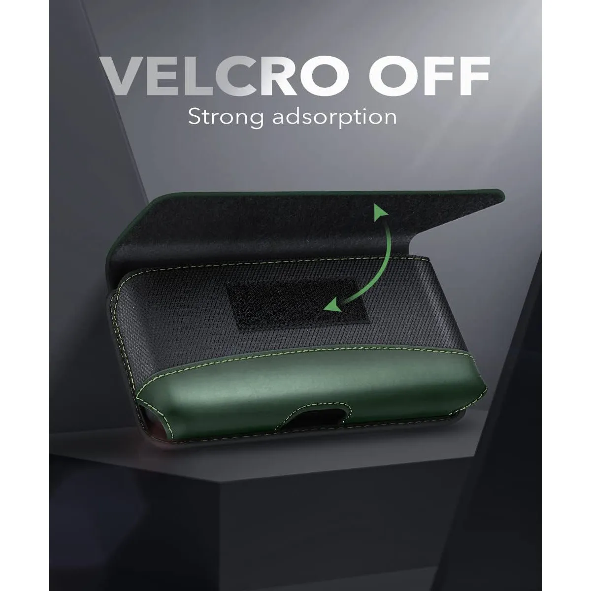 Doorbuster Universal Belt Clip Cell Phone Holster for Galaxy Fold and Large Phones-Green  Last Few Pieces!