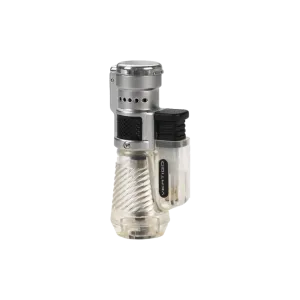 Doorbuster Vertigo Cyclone Triple Torch Lighter Clear  Last Few Pieces!