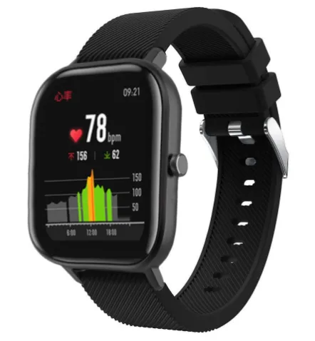 Doorbuster Xiaomi Amazfit GTS Silicone Strap (Black)  Today Only!