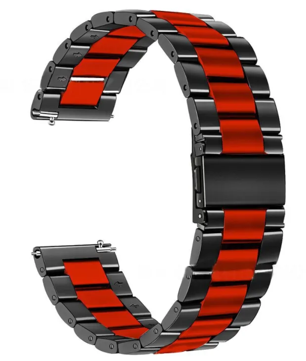 Doorbuster Xiaomi Amazfit GTS Steel Strap (Black/Red)  Ends Soon!