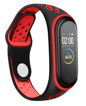 Doorbuster Xiaomi Mi Band 5 Sport Strap (Black/Red)  Limited Release!
