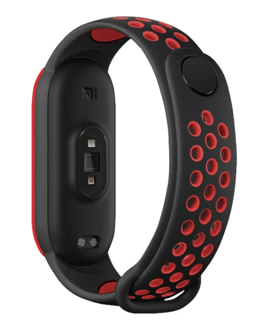 Doorbuster Xiaomi Mi Band 5 Sport Strap (Black/Red)  Limited Release!