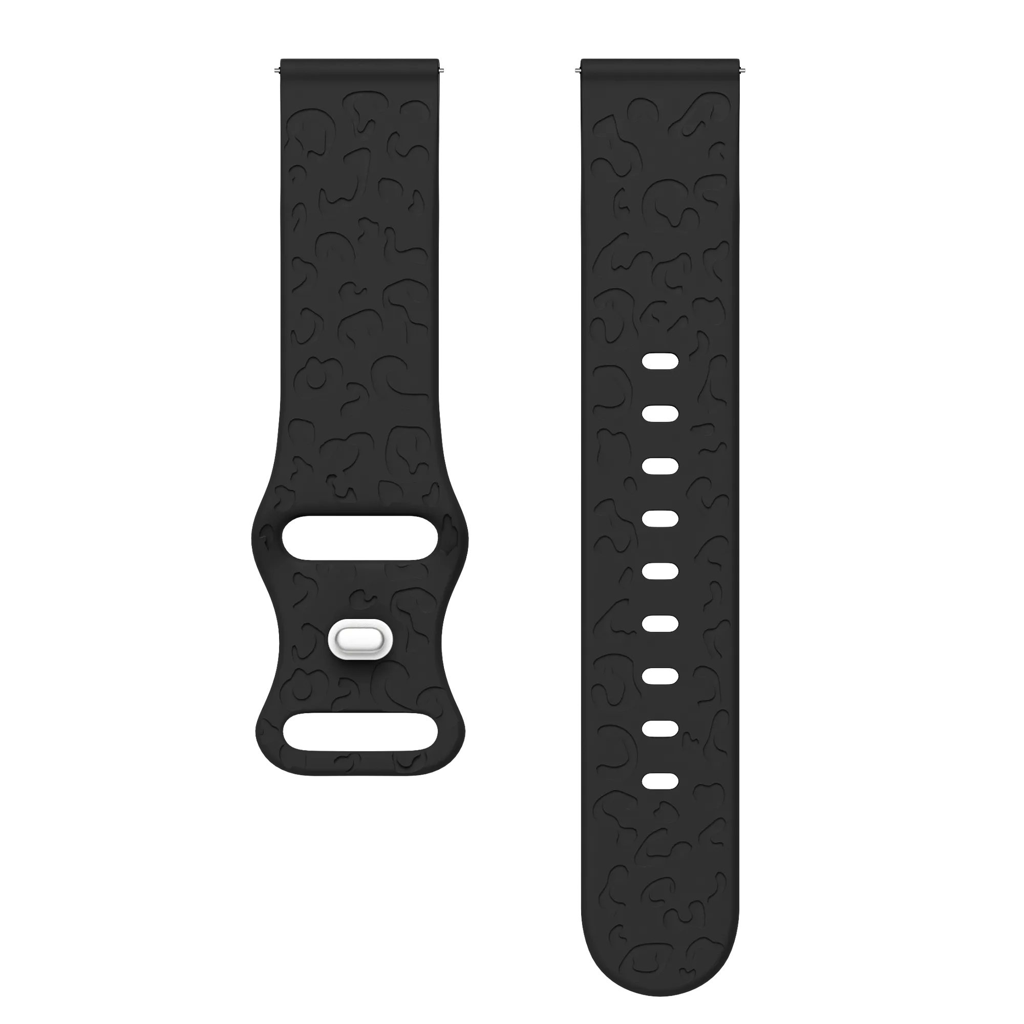 Doorbuster xoxo Wildhearts Amazfit GTS 2 Silicone Strap Leopard Print (Black)  Stylish & Comfortable
