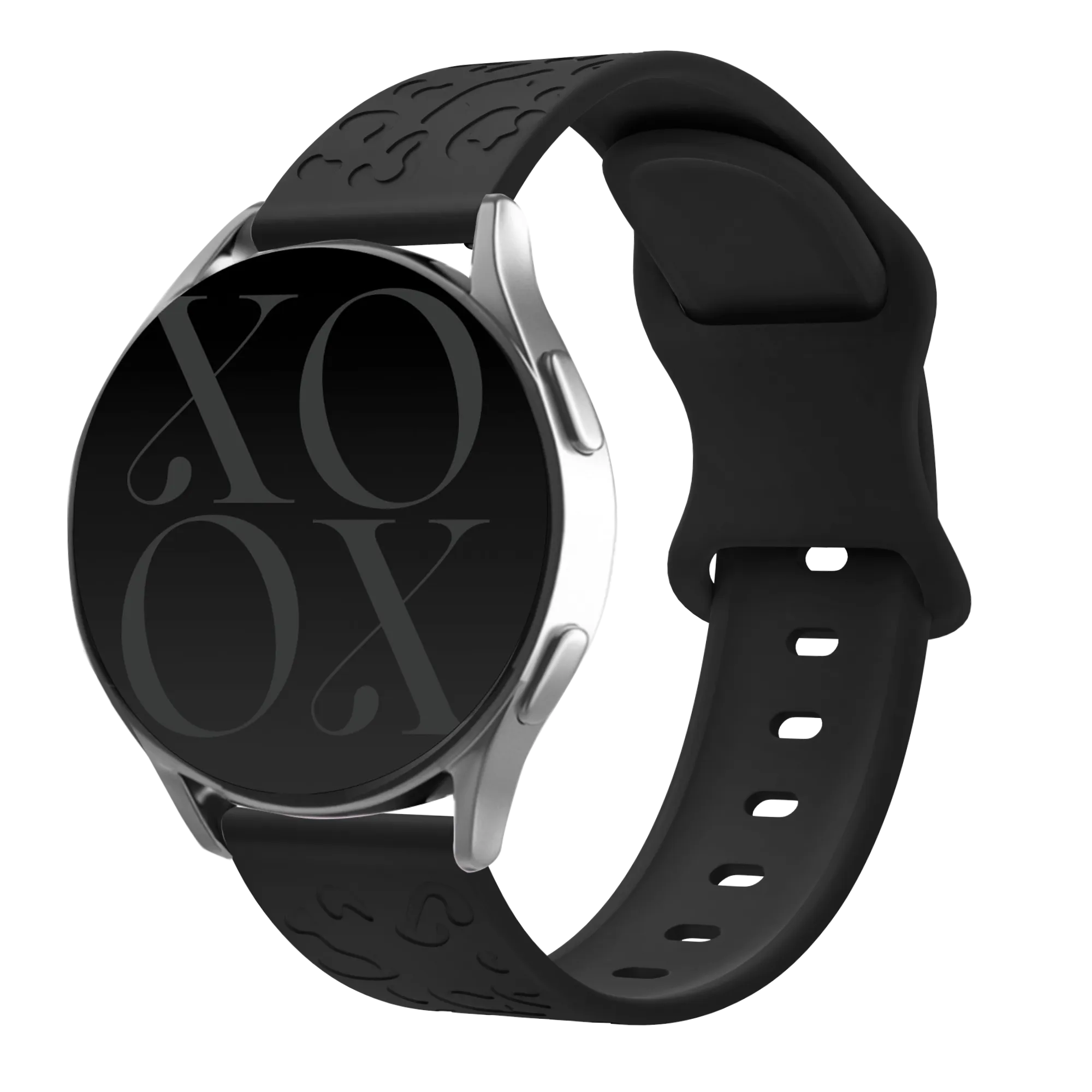 Doorbuster xoxo Wildhearts Amazfit GTS 2 Silicone Strap Leopard Print (Black)  Stylish & Comfortable