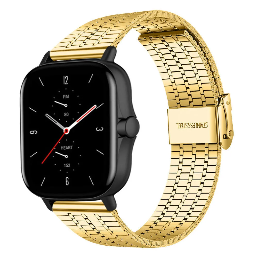 Editors Choice Amazfit GTS 2 Fine Steel Strap (Gold)  Limited Availability!