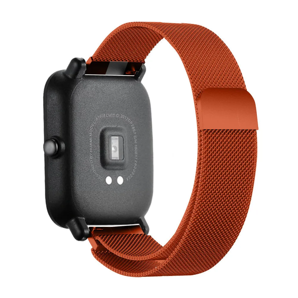 Editors Choice Amazfit GTS 2 Milanese Strap (Orange)  Stylish & Comfortable