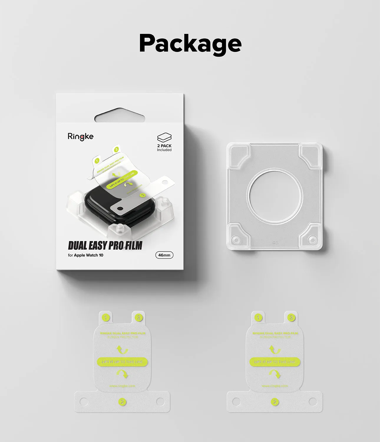 Editors Choice Apple Watch 10 (46mm) Screen Protector | Dual Easy Film Pro  Limited Availability!