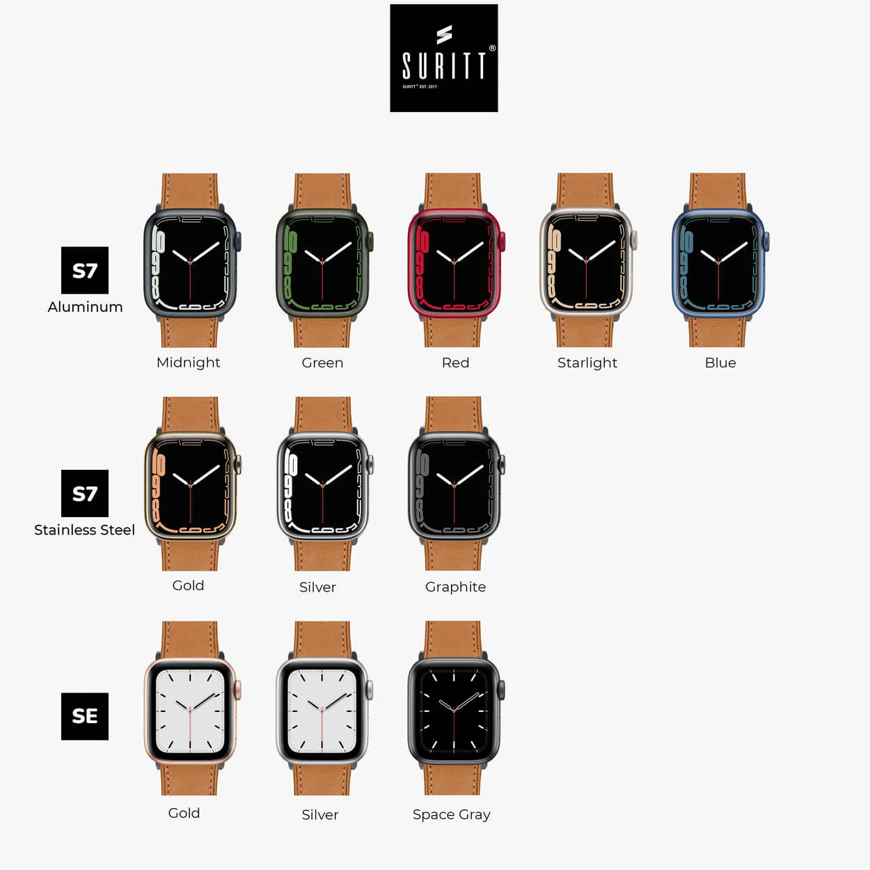 Editors Choice Apple Watch Band Rio Saddle Brown  Last Chance!
