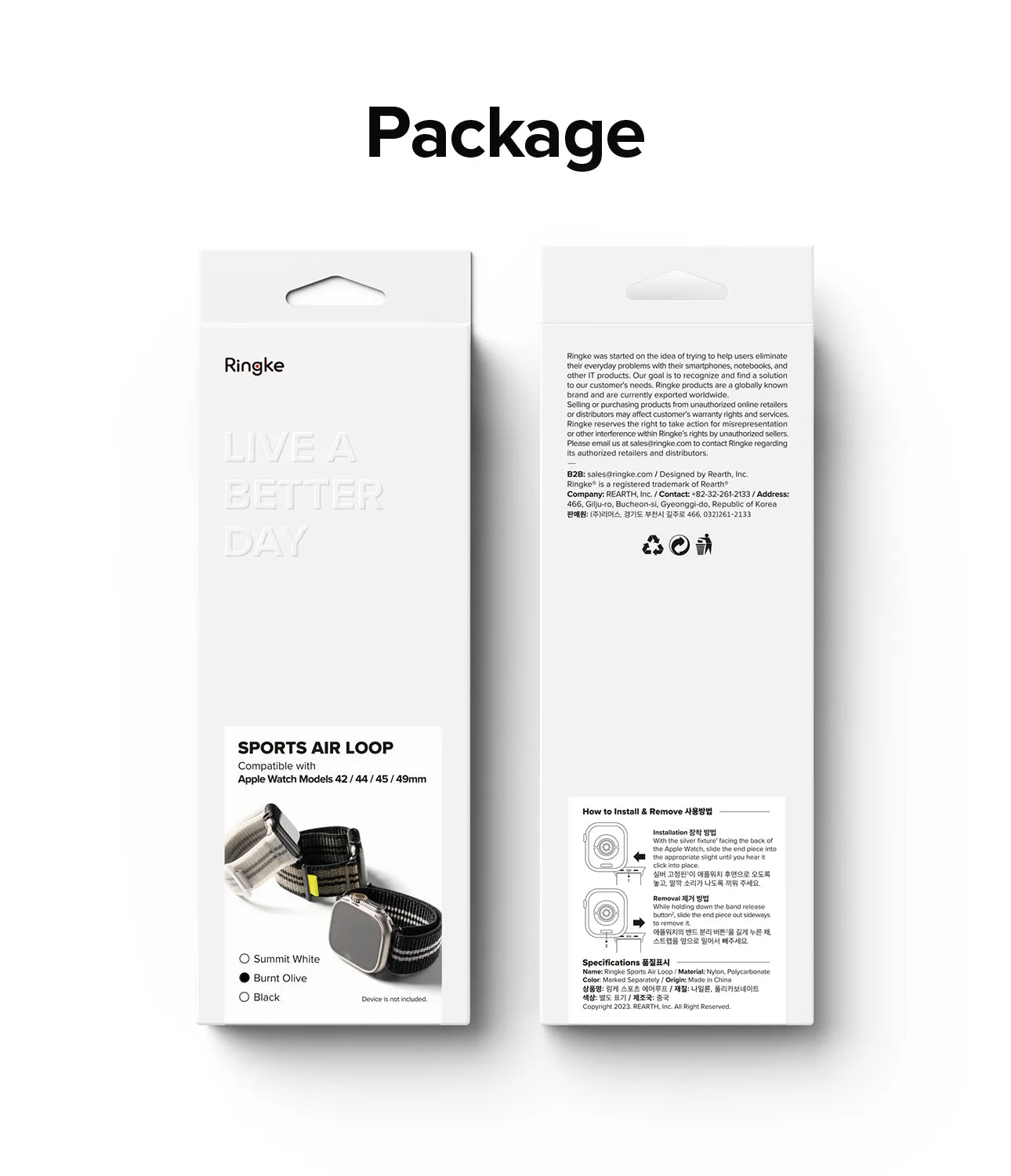 Editors Choice Apple Watch Lug 26mm | Sports Air Loop  Limited Availability!