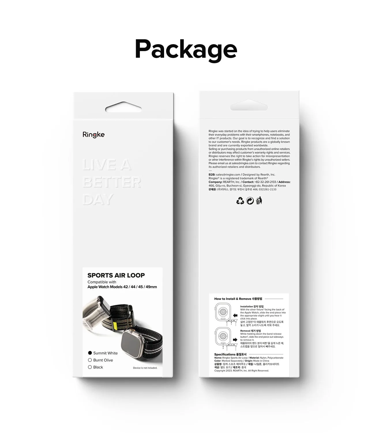 Editors Choice Apple Watch Lug 26mm | Sports Air Loop  Limited Availability!