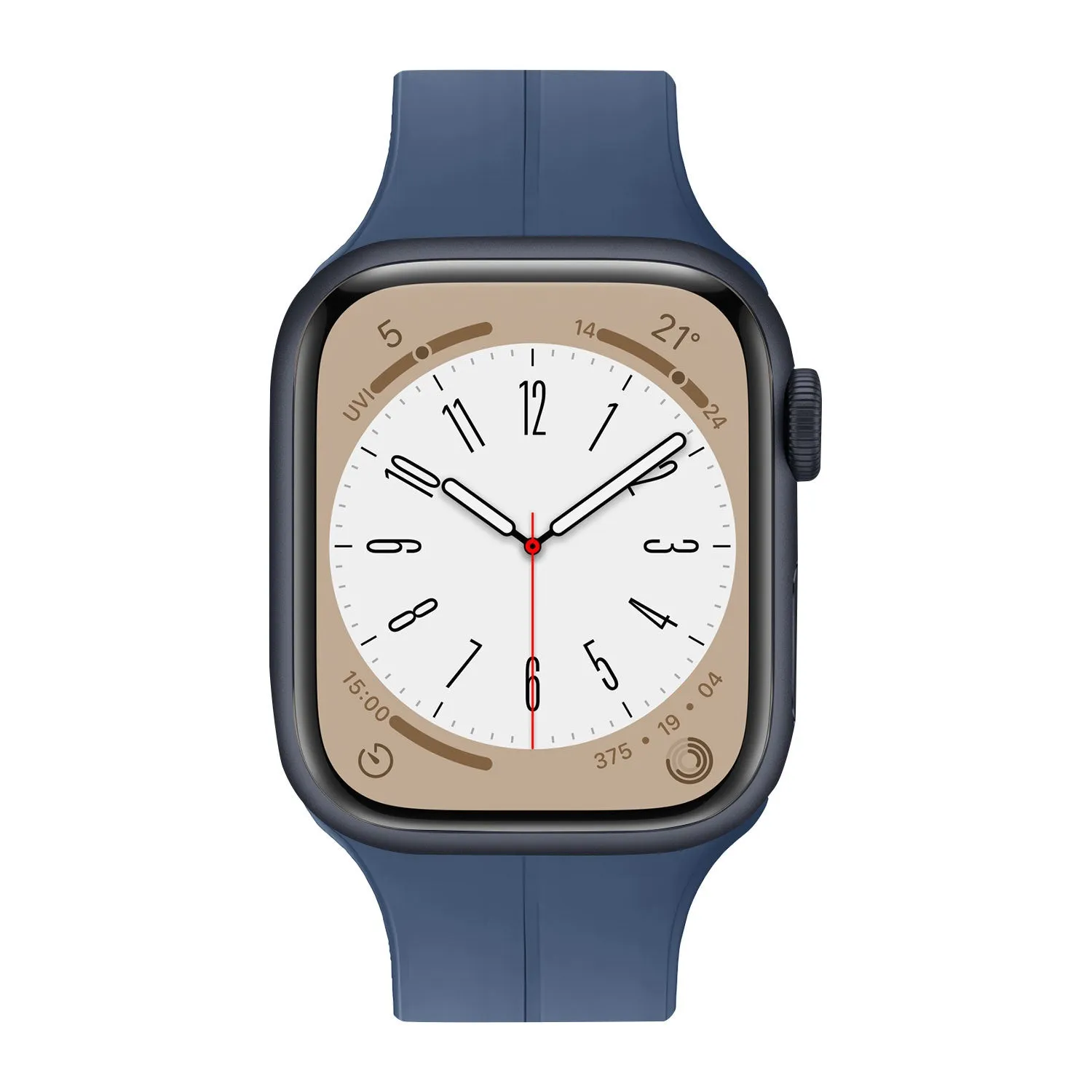 Editors Choice Apple Watch Magnetic D-Buckle Strap (Dark Blue)  Stylish & Comfortable