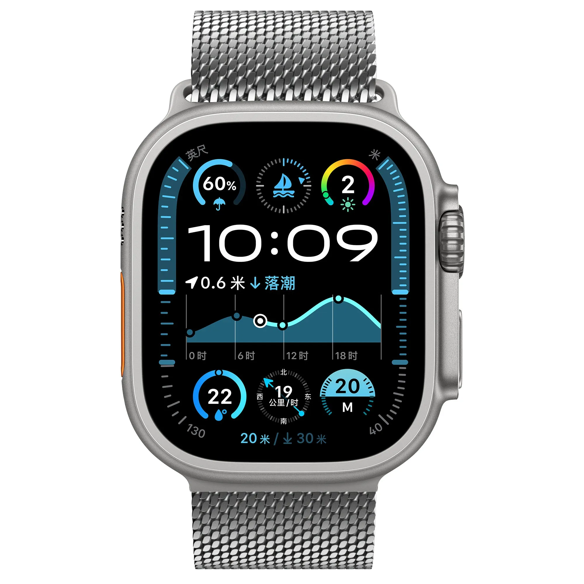 Editors Choice Apple Watch Modern Milanese Strap (Silver)  Almost Gone!