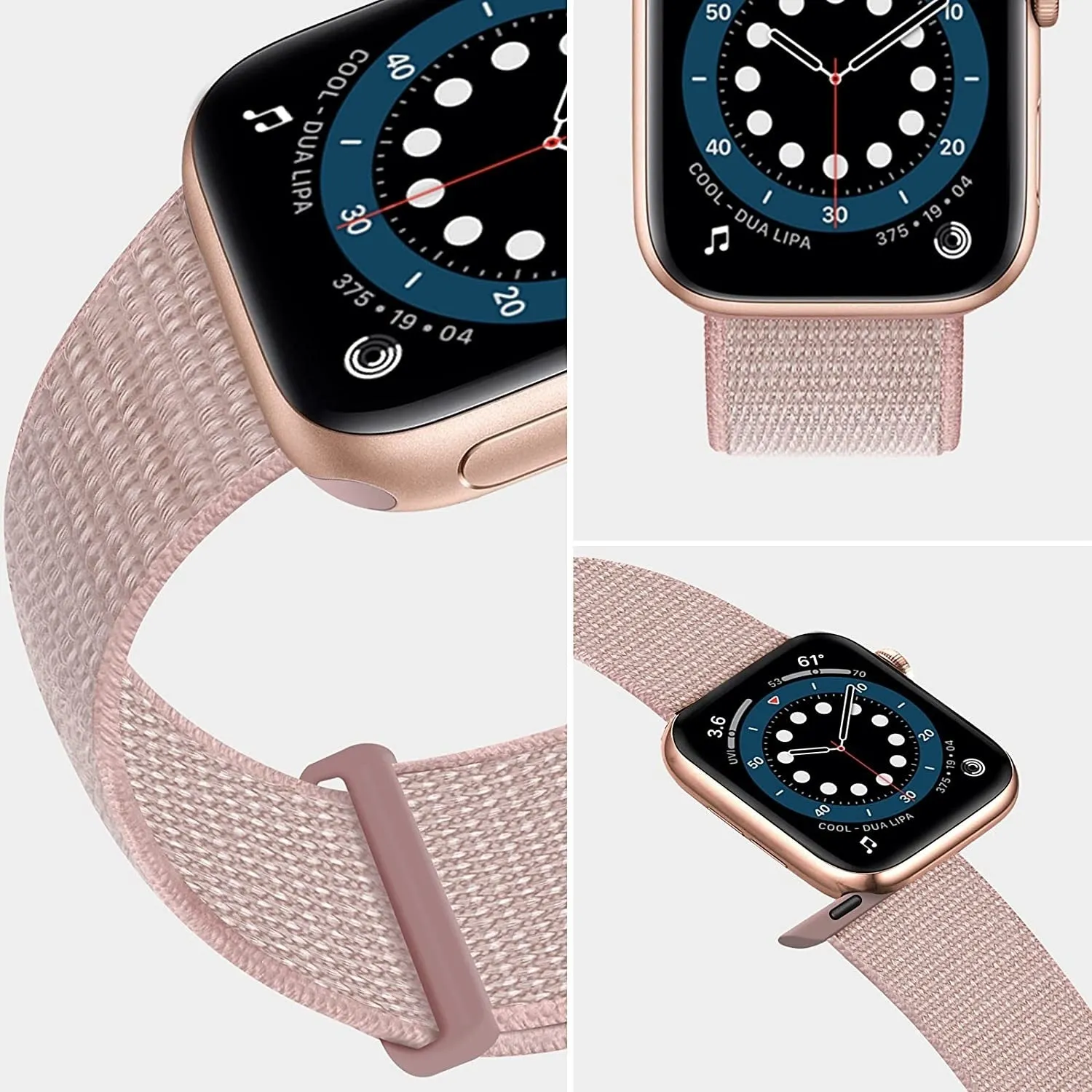 Editors Choice Apple Watch Nylon Loop Strap (Light Pink)  Almost Sold Out!