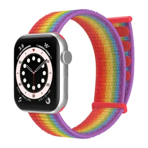 Editors Choice Apple Watch Nylon Loop Strap (Rainbow)  Almost Gone!