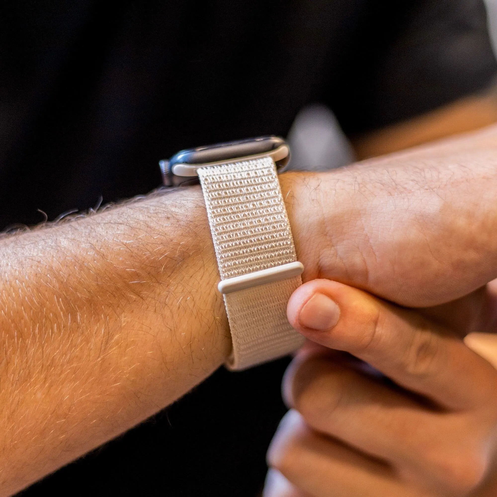 Editors Choice Apple Watch Nylon Loop Strap (Starlight)  Limited Availability!