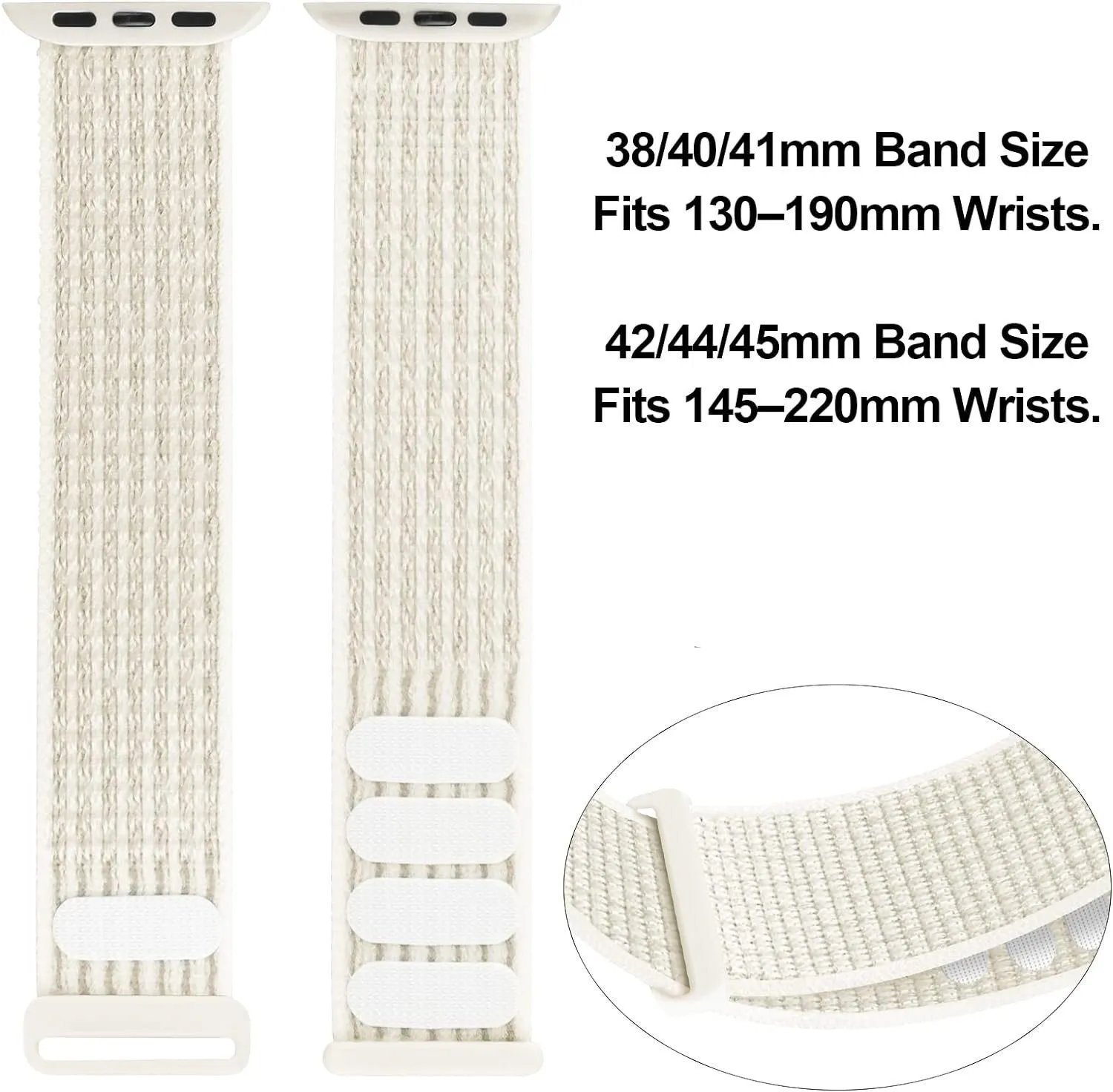 Editors Choice Apple Watch Nylon Loop Strap (Starlight)  Limited Availability!