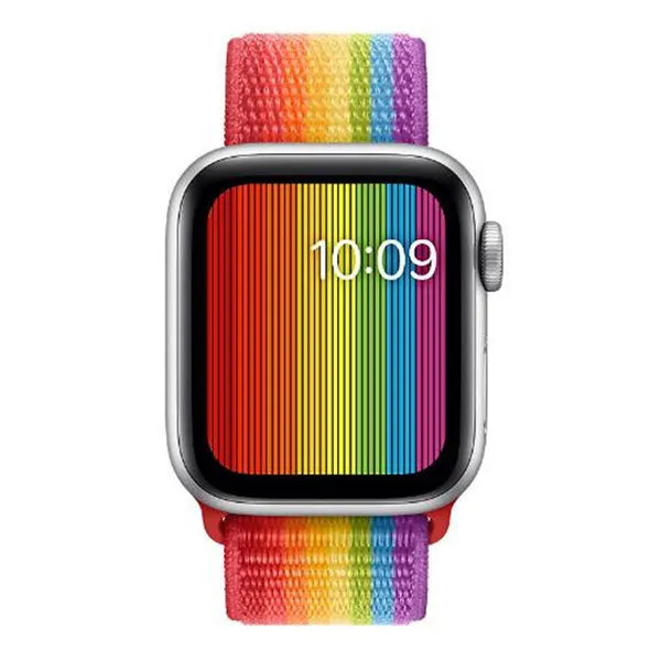 Editors Choice Apple Watch Nylon Strap (Rainbow)  Today Only!