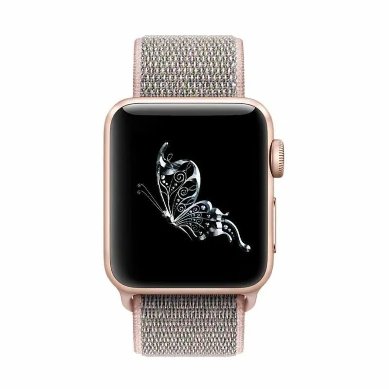 Editors Choice Apple Watch Nylon Strap (Soft Pink)  Almost Sold Out!