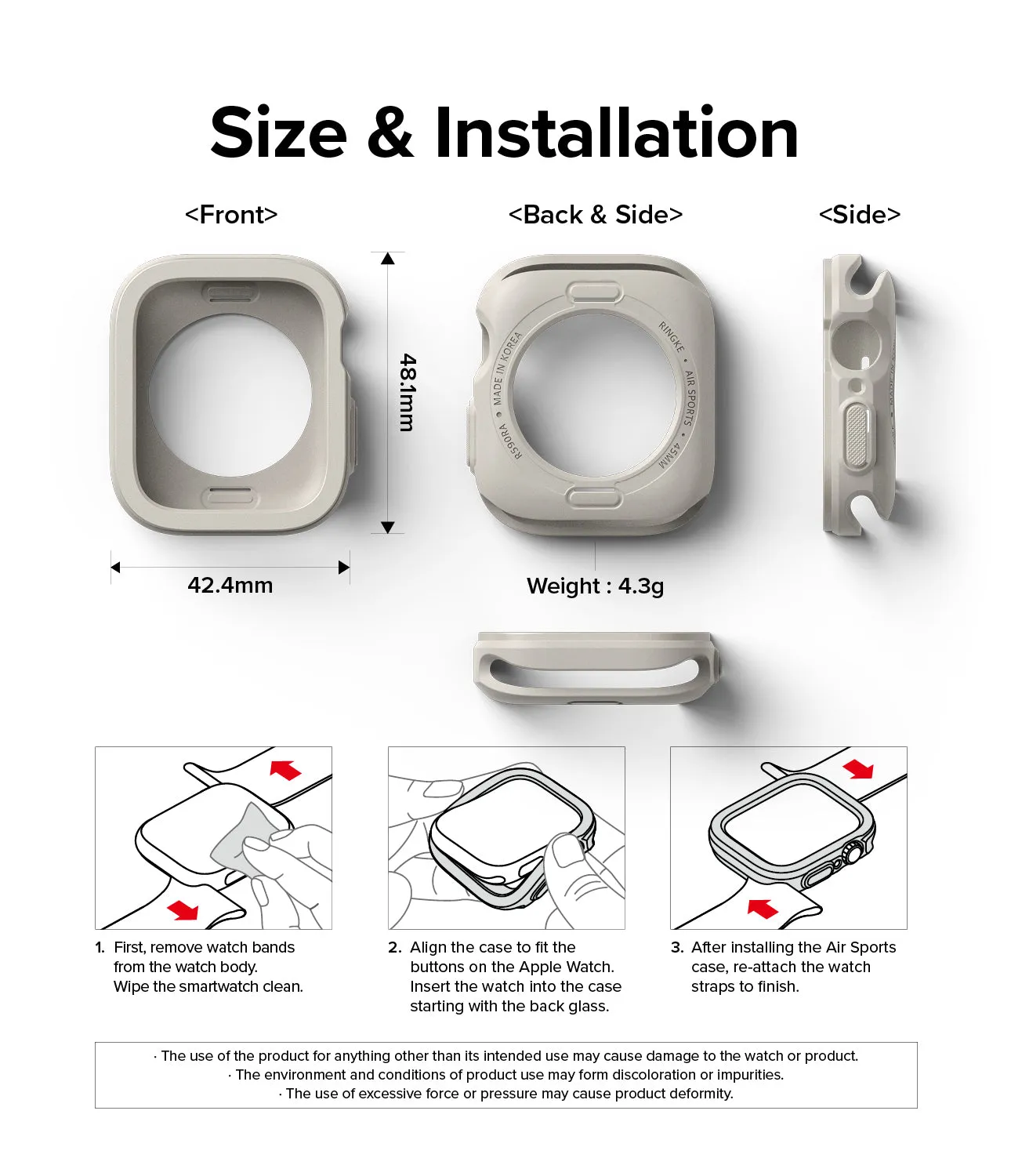 Editors Choice Apple Watch Series (45mm / 44mm) Case | Air Sports  Today Only!
