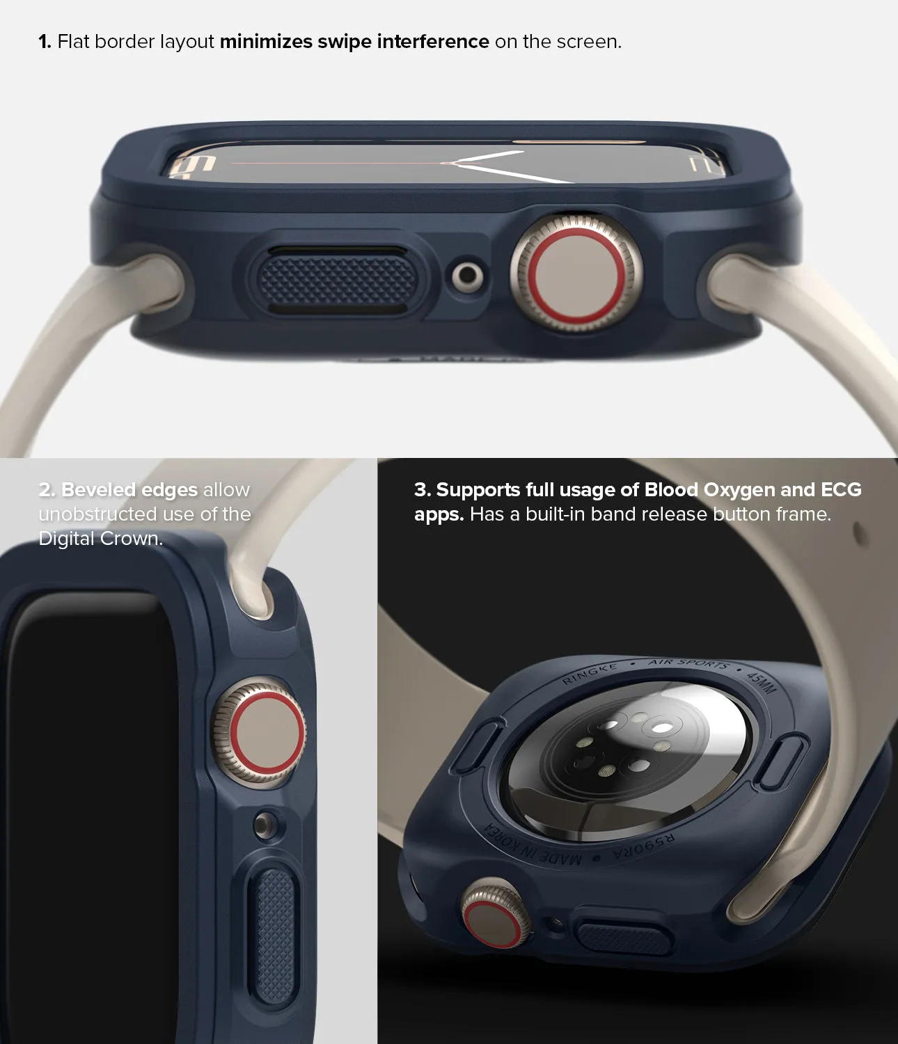 Editors Choice Apple Watch Series (45mm / 44mm) Case | Air Sports  Today Only!