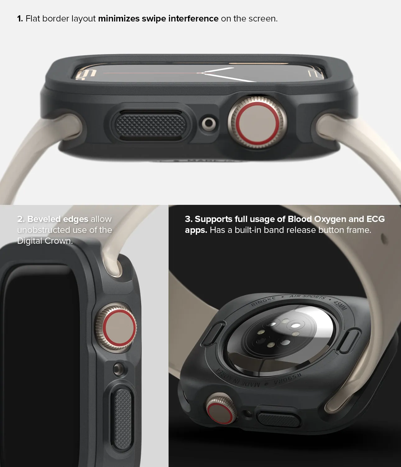 Editors Choice Apple Watch Series (45mm / 44mm) Case | Air Sports  Today Only!