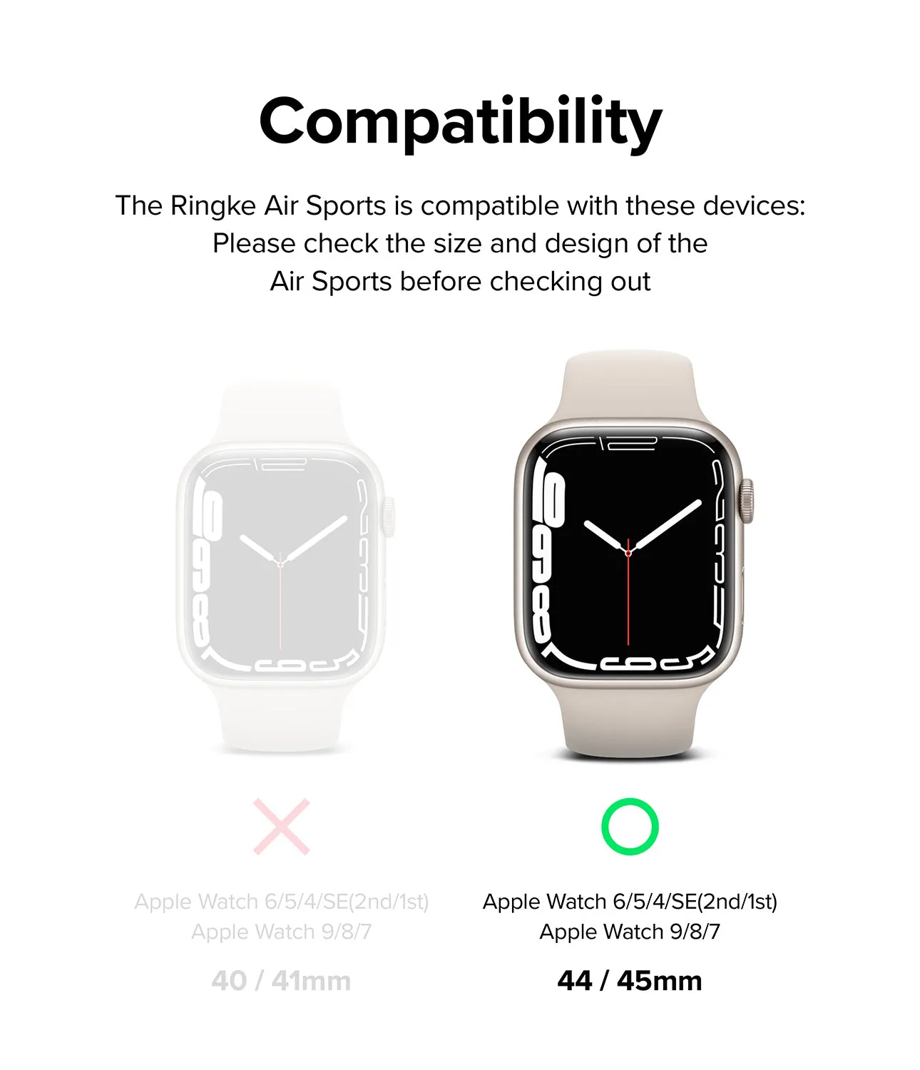 Editors Choice Apple Watch Series (45mm / 44mm) Case | Air Sports  Today Only!