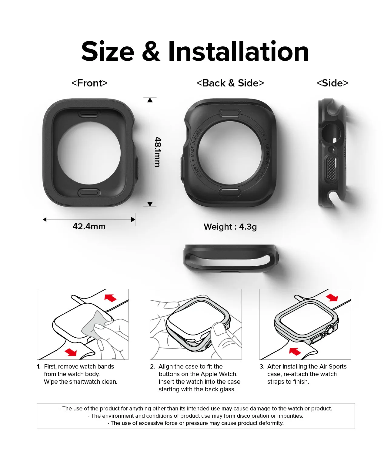 Editors Choice Apple Watch Series (45mm / 44mm) Case | Air Sports  Today Only!
