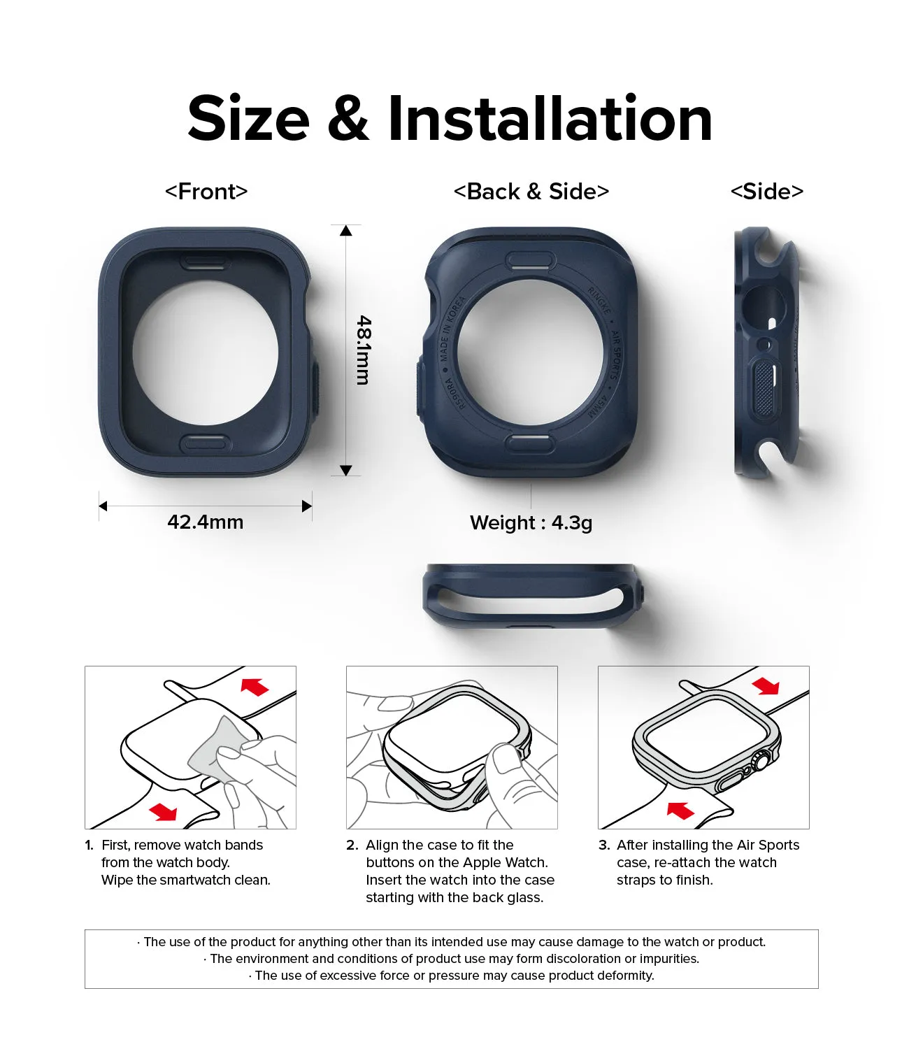 Editors Choice Apple Watch Series (45mm / 44mm) Case | Air Sports  Today Only!