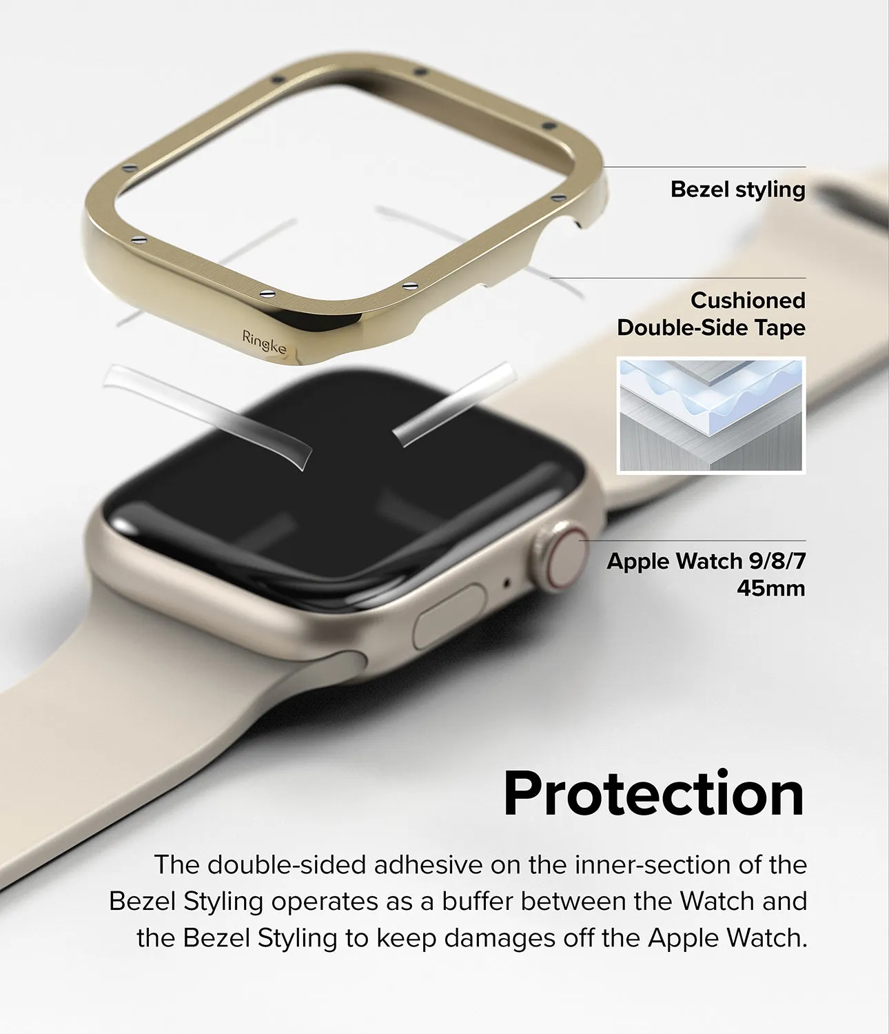 Editors Choice Apple Watch Series (45mm) | Premium Bezel Styling Hairline Bolts Design  Ends Soon!