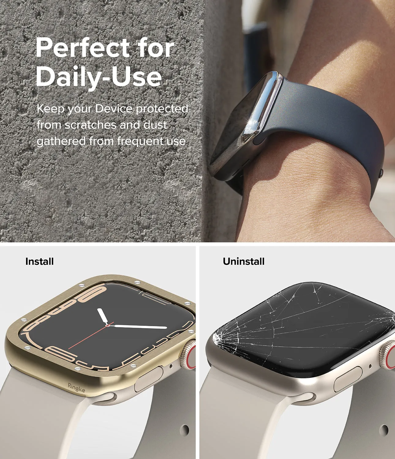 Editors Choice Apple Watch Series (45mm) | Premium Bezel Styling Hairline Bolts Design  Ends Soon!