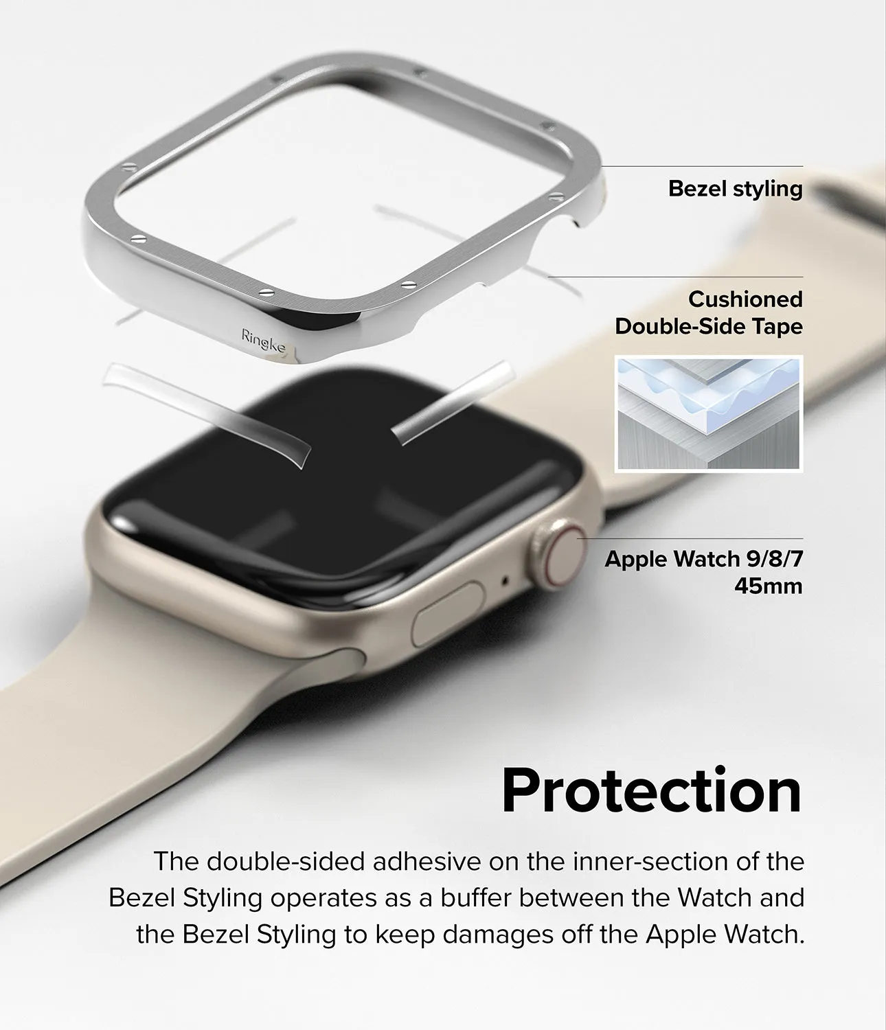 Editors Choice Apple Watch Series (45mm) | Premium Bezel Styling Hairline Bolts Design  Ends Soon!