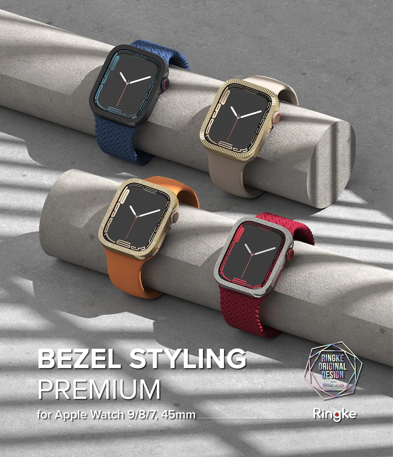 Editors Choice Apple Watch Series (45mm) | Premium Bezel Styling Hairline Bolts Design  Ends Soon!