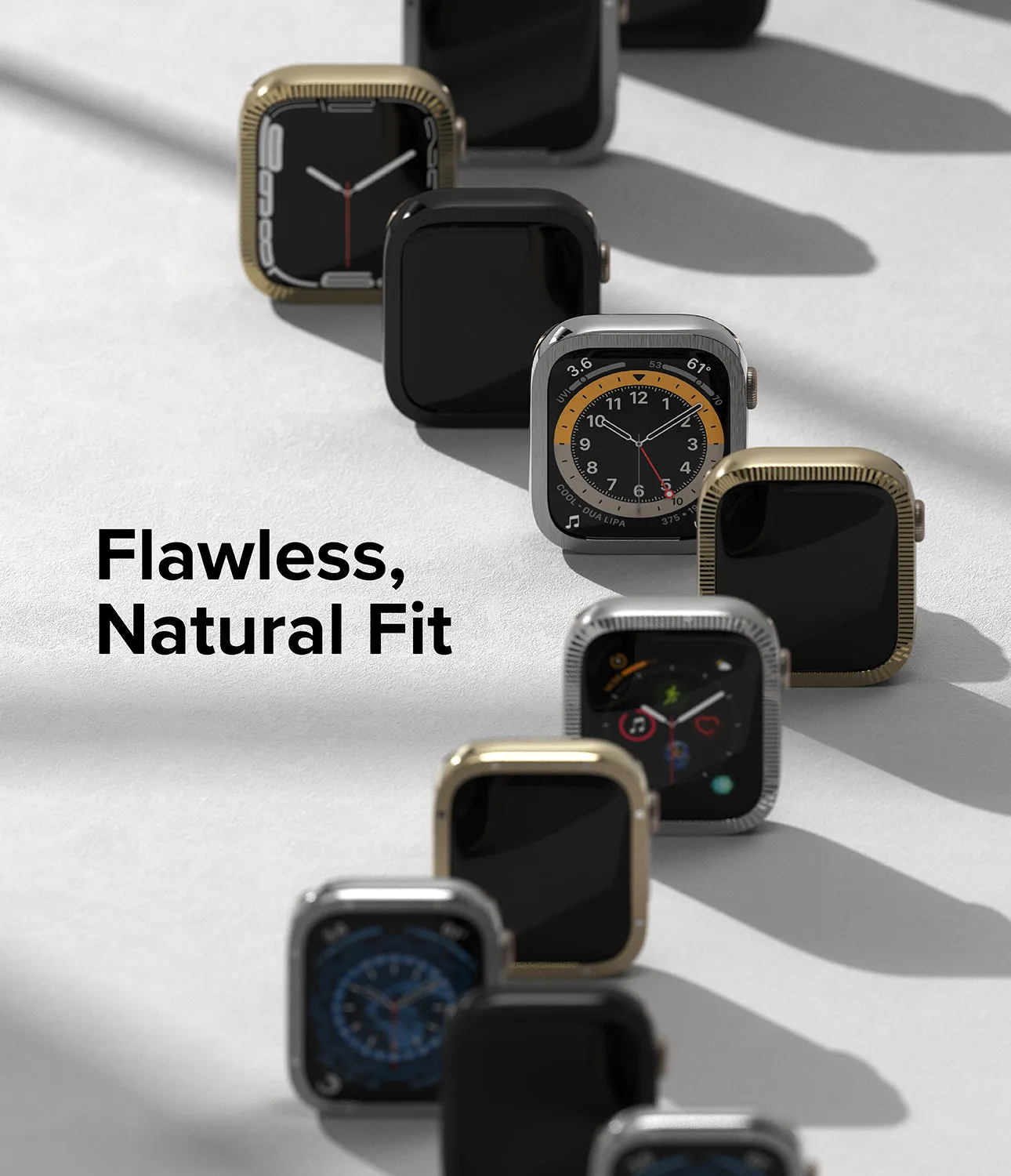 Editors Choice Apple Watch Series (45mm) | Premium Bezel Styling Hairline Bolts Design  Ends Soon!