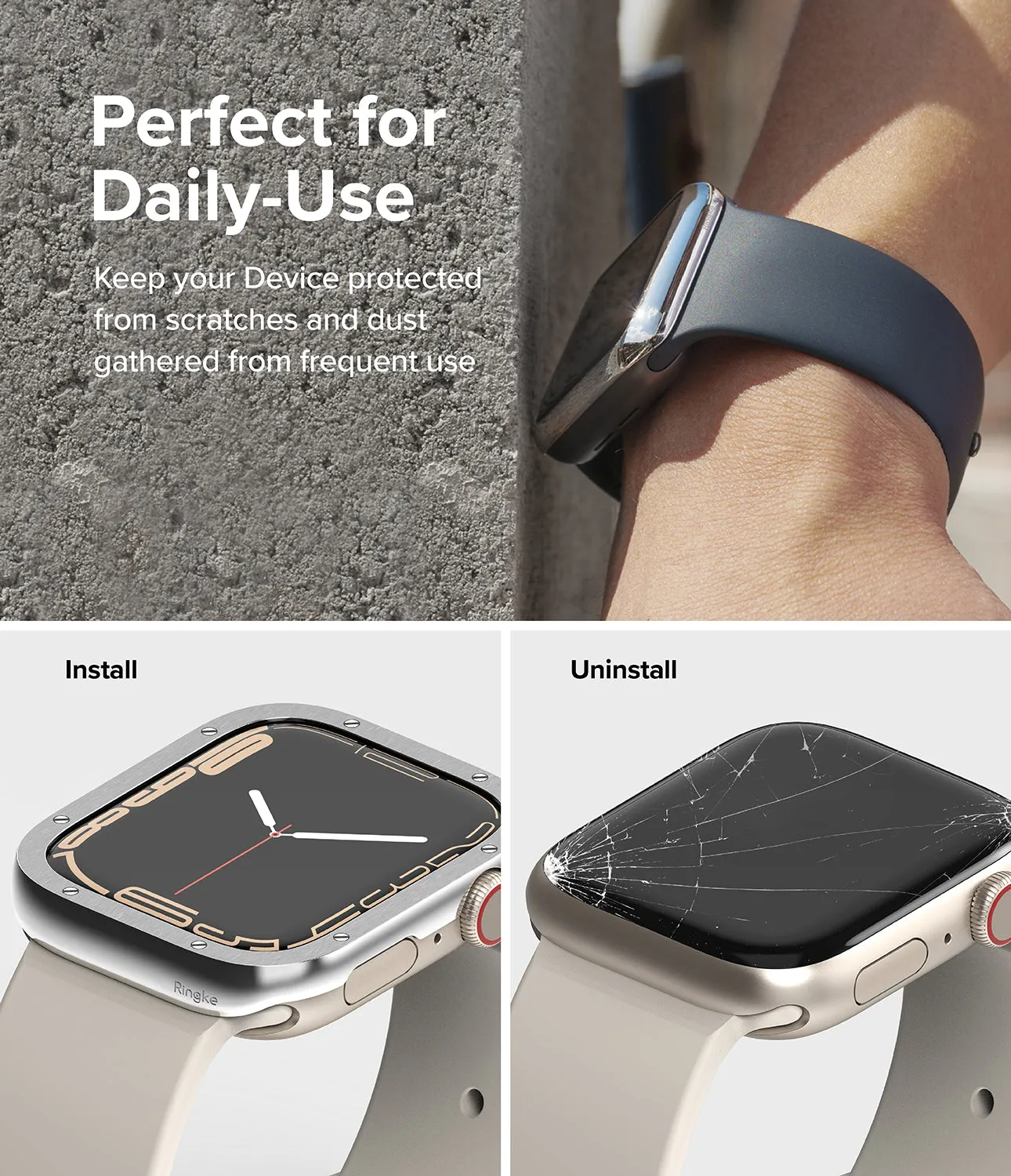 Editors Choice Apple Watch Series (45mm) | Premium Bezel Styling Hairline Bolts Design  Ends Soon!