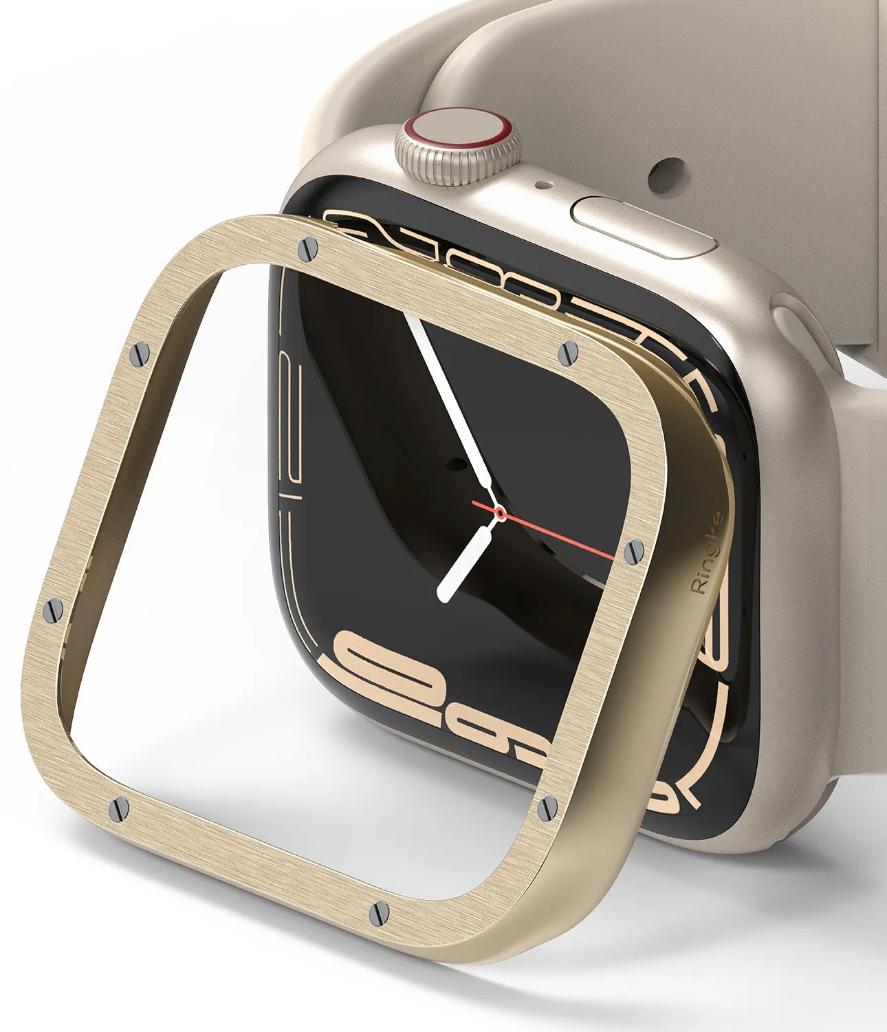 Editors Choice Apple Watch Series (45mm) | Premium Bezel Styling Hairline Bolts Design  Ends Soon!