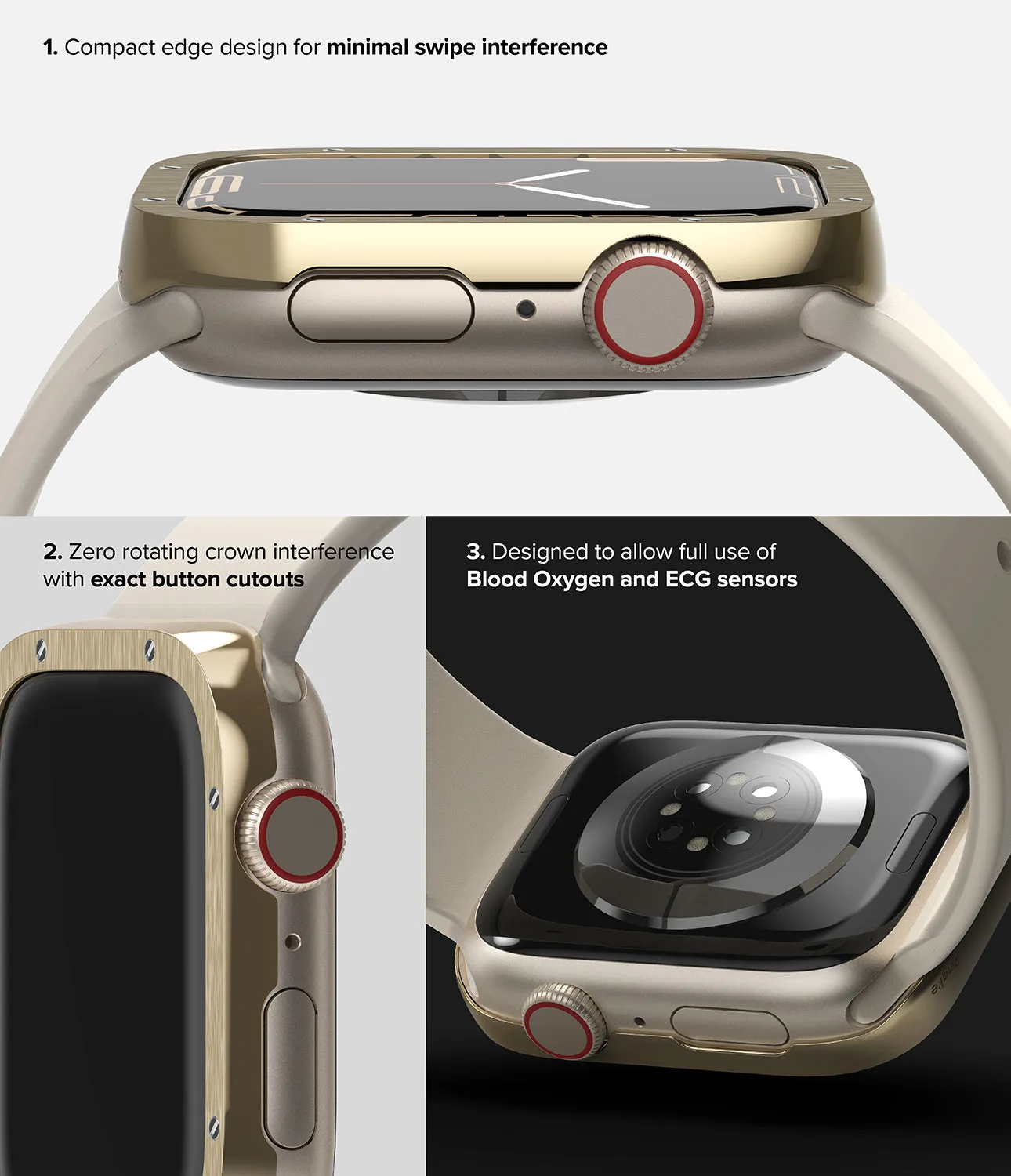 Editors Choice Apple Watch Series (45mm) | Premium Bezel Styling Hairline Bolts Design  Ends Soon!