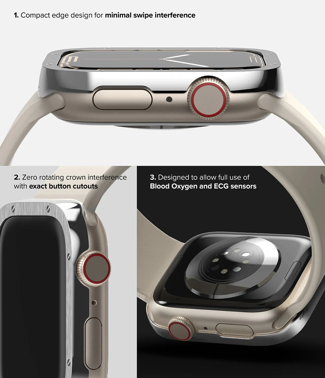 Editors Choice Apple Watch Series (45mm) | Premium Bezel Styling Hairline Bolts Design  Ends Soon!