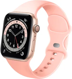 Editors Choice Apple Watch Silicone Strap Classic (Light Pink)  Dont Miss Out!