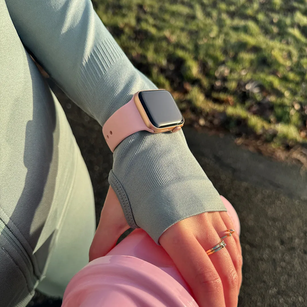 Editors Choice Apple Watch Silicone Strap Classic (Light Pink)  Dont Miss Out!