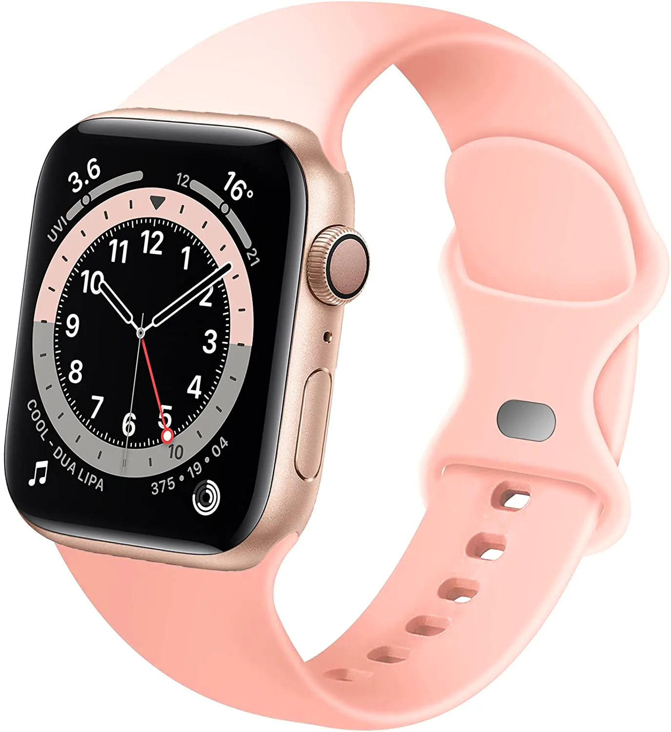 Editors Choice Apple Watch Silicone Strap Classic (Light Pink)  Dont Miss Out!