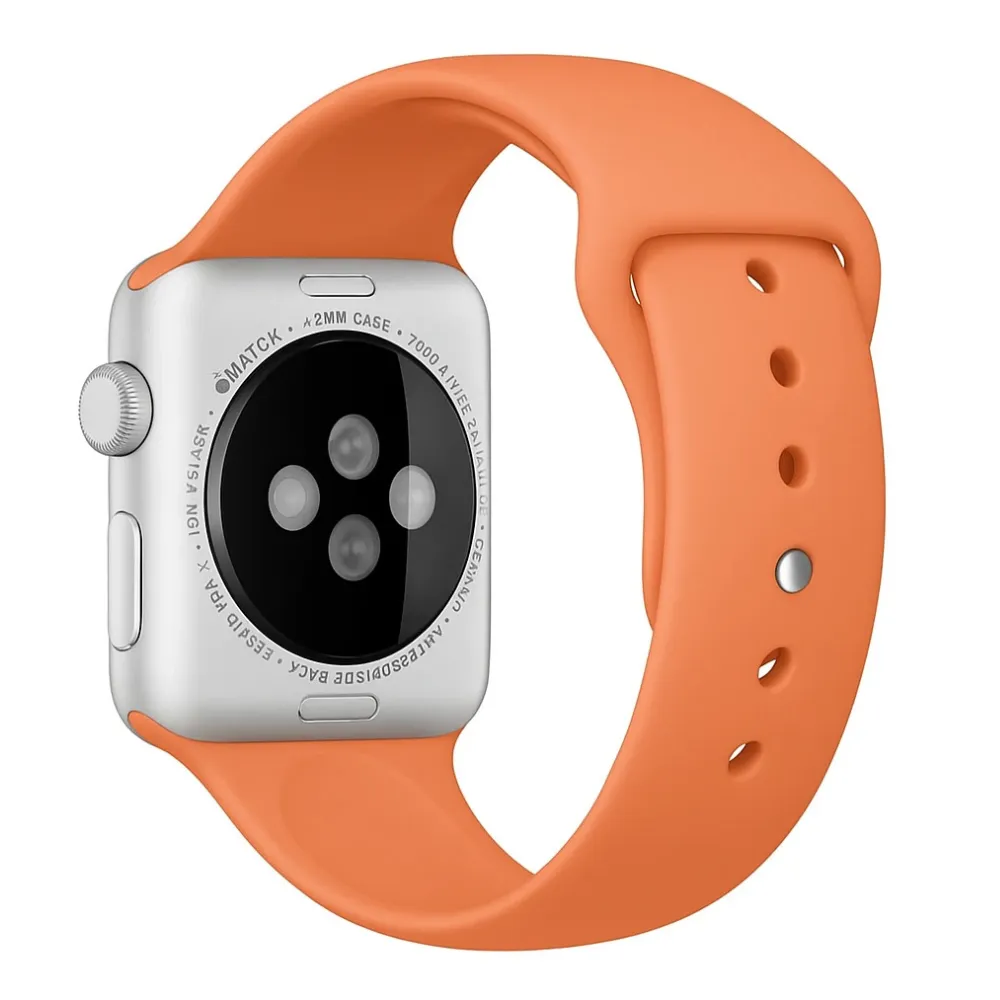 Editors Choice Apple Watch Silicone Strap (Orange-Pink) - 38/40/41mm  Limited Release!